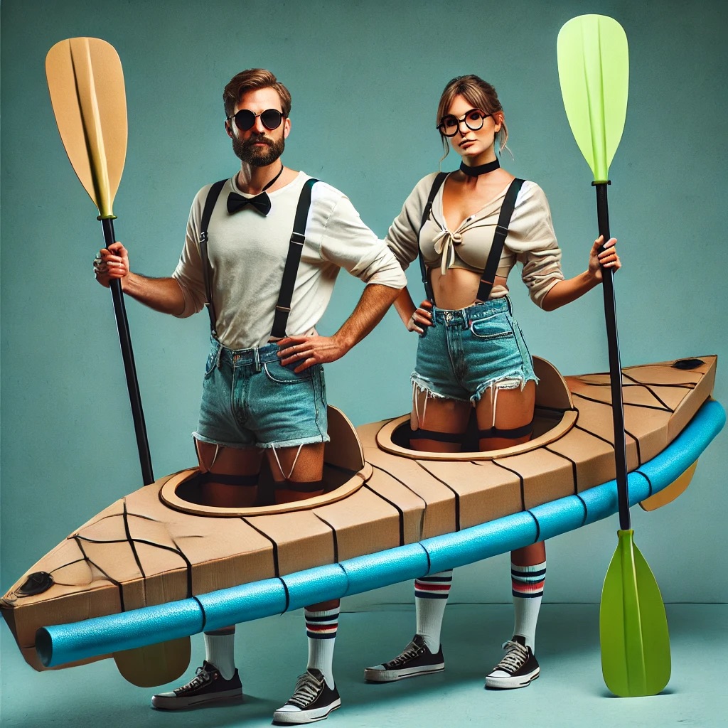 Kayak couple Halloween costume