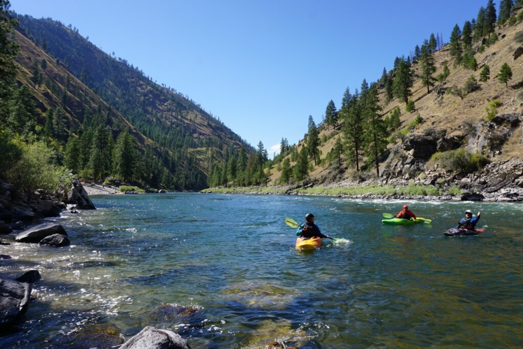 6 days kayaking on the Main Salmon in Idaho