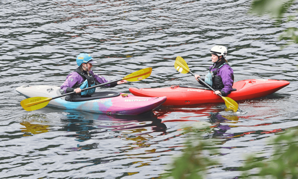 Ella kayaking