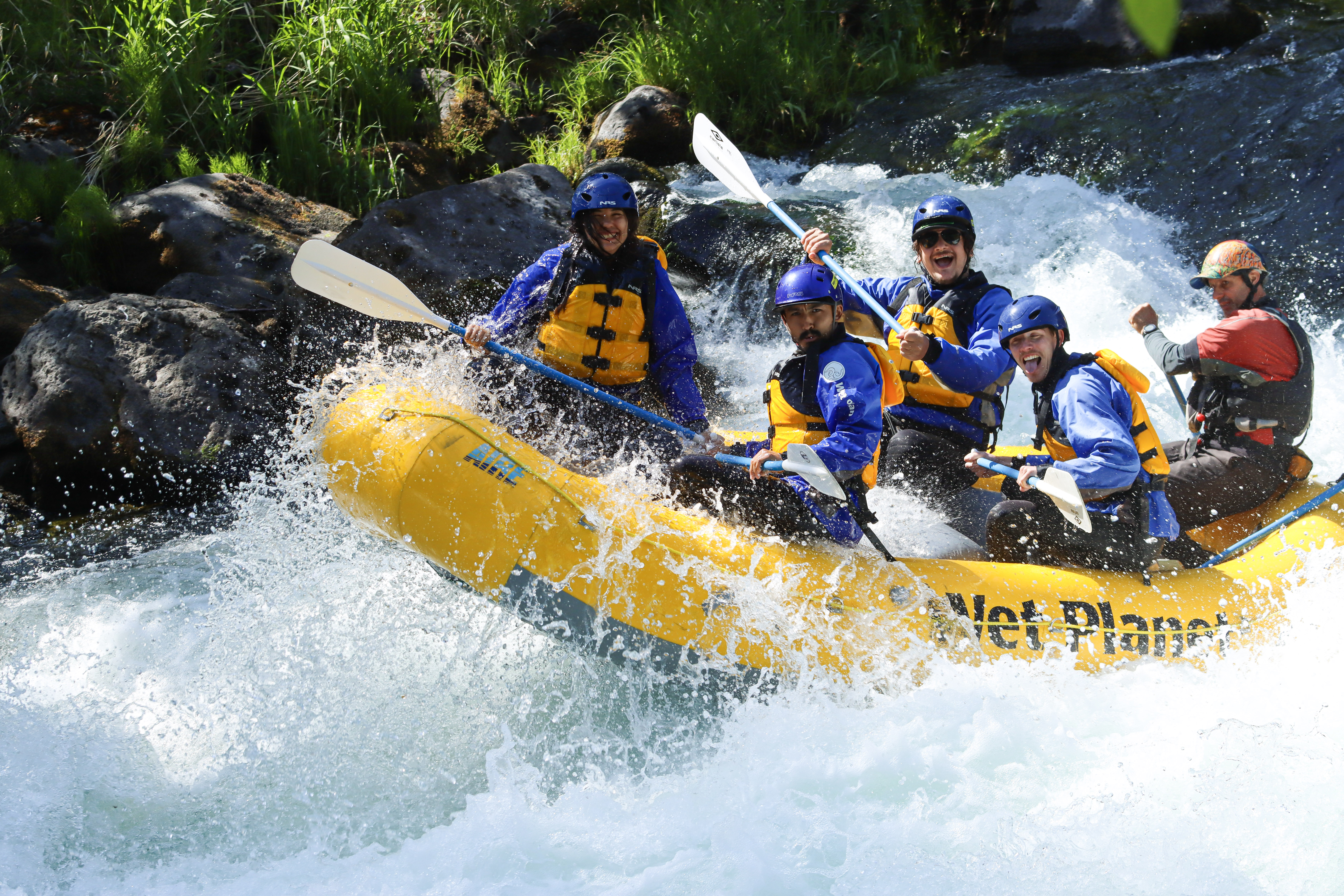 Wet Planet Base staff rafting with Todd Collins