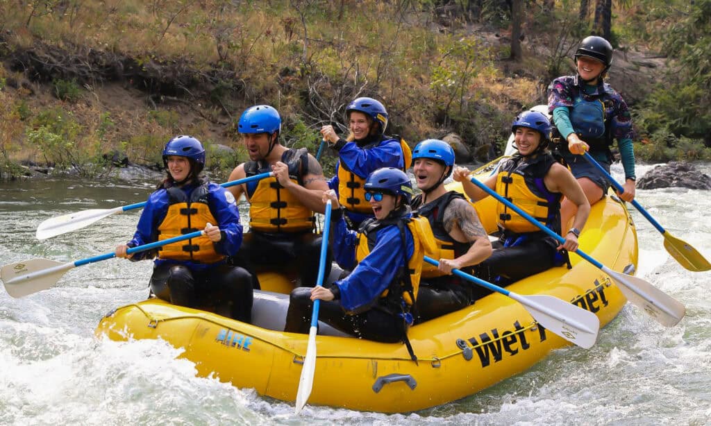 Whitewater rafting the Tieton River