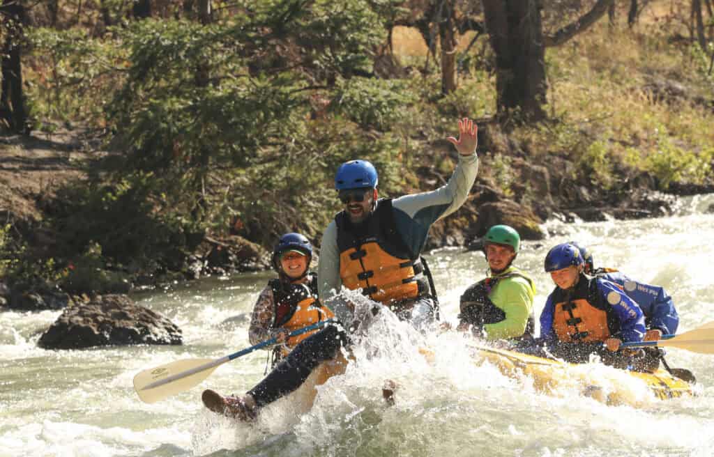 Fun rafting the Tieton River