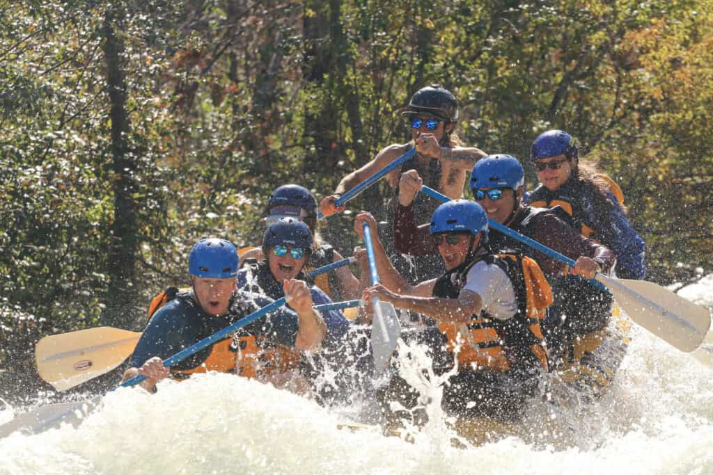 Splashy rapid on the Tieton River