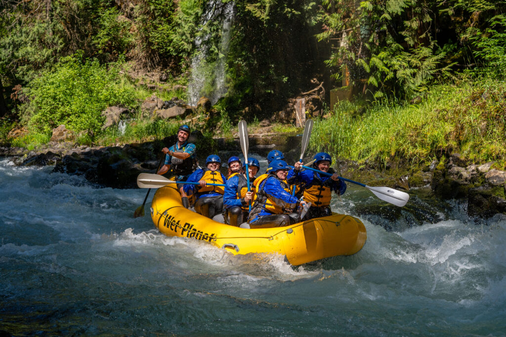 Rafting the Flume on the White Salmon River, WA