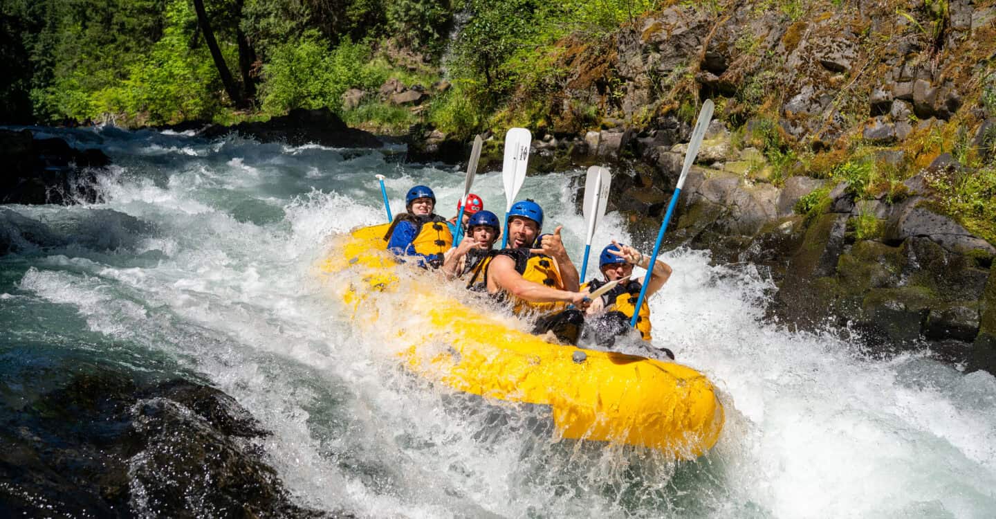 Whitewater rafting on the White Salmon River