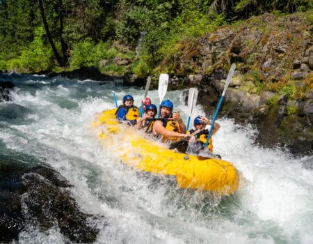 Whitewater rafting on the White Salmon River