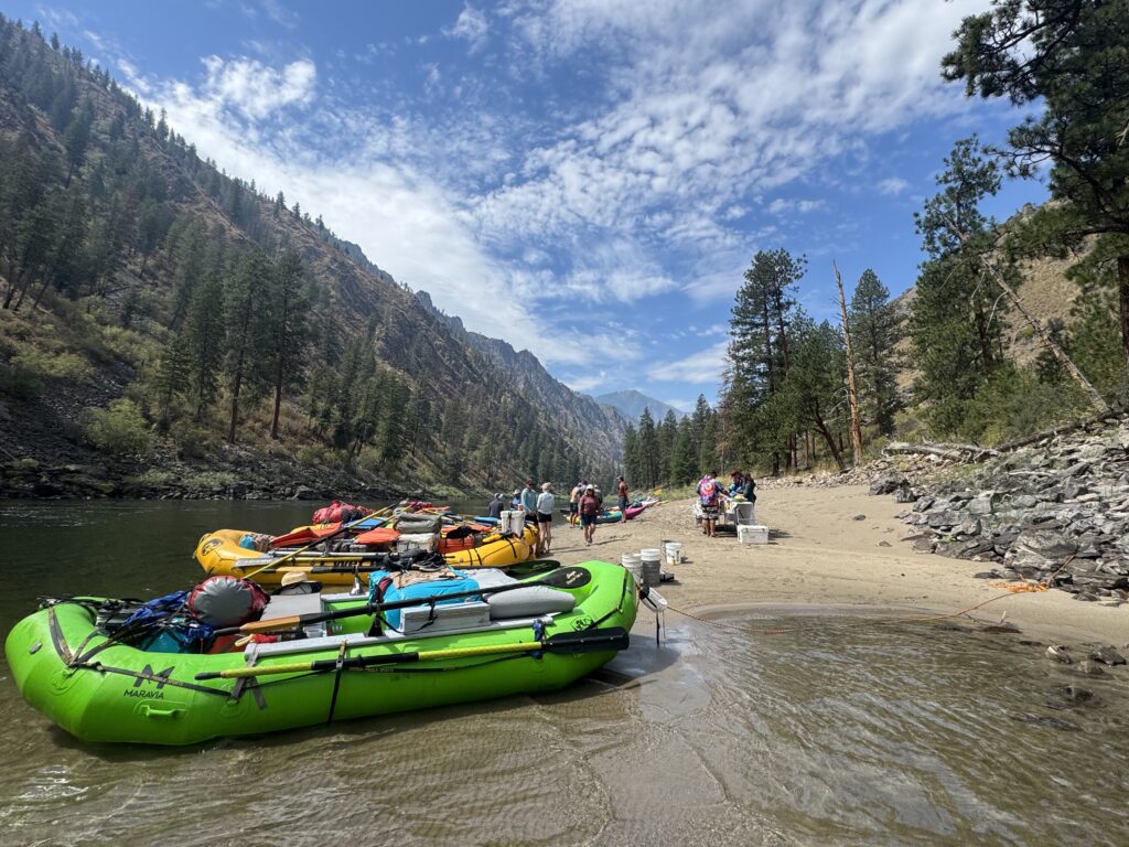 Rafting the Main Salmon River in Idaho