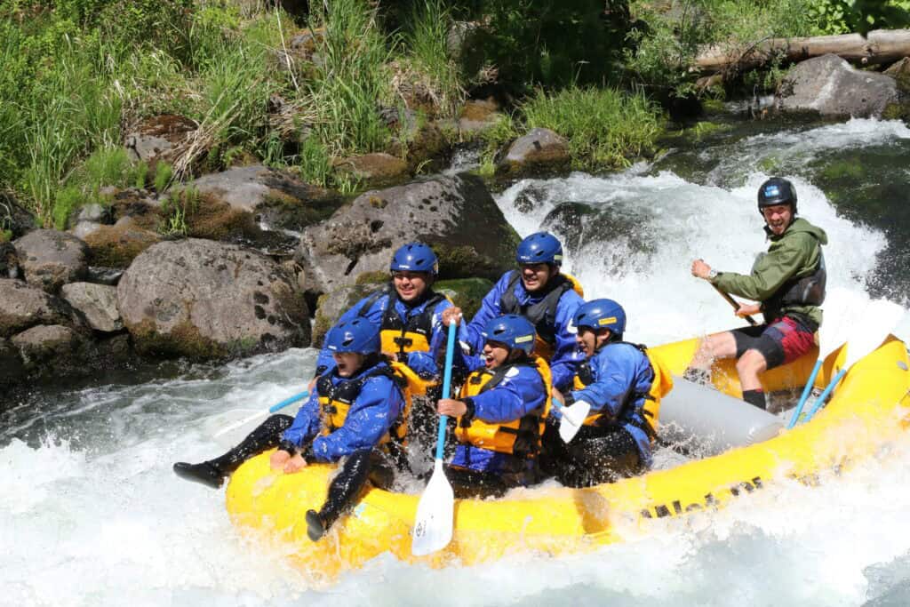Rattlesnake rapid on the White Salmon River