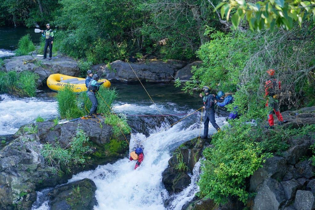 River rescue training