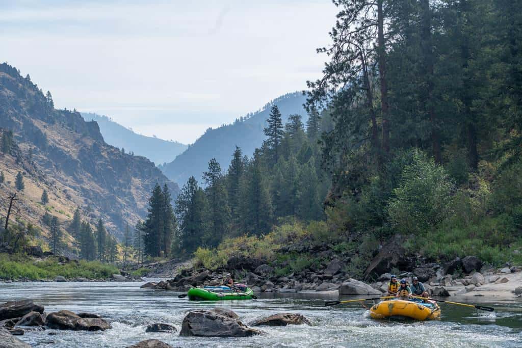 Whitewater rafting on Idaho's Main Salmon River