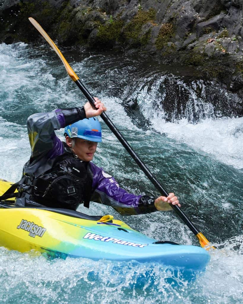 Whitewater kayaking