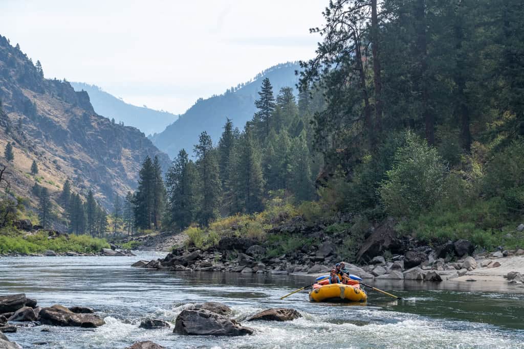 Wet Planet Whitewater Rafting down the Main Salmon