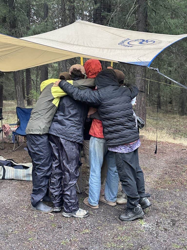 Big hugs from the river family