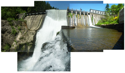 Patchwork Condit Dam Photo, 2nd largest hydropower removal project ever