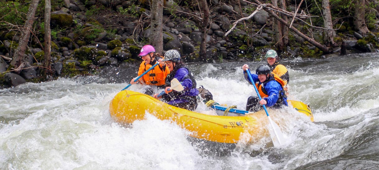 White Water Rafting Near Portland, Oregon Wet Whitewater