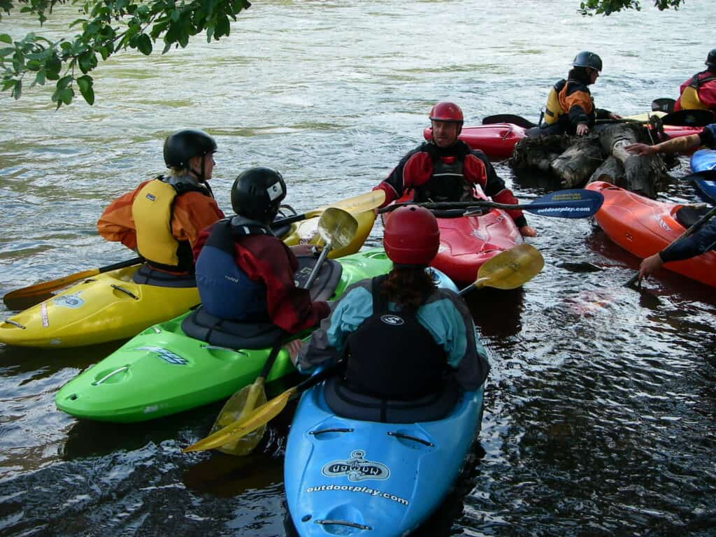 whitewater kayak instruction