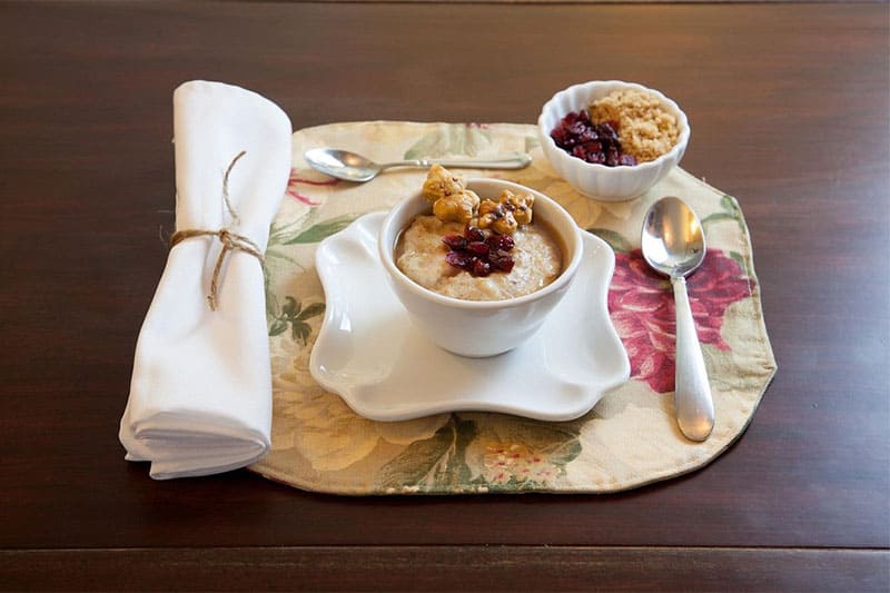 Oak Street Hotel offers pie for breakfast. Wet Planet Whitewater in Washington, Idaho, Oregon