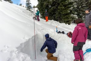 snow-pit-mt-hood washington and oregon snowpack update
