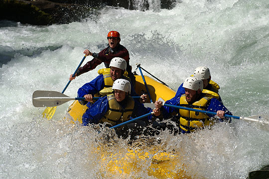 Wind River white water rafting
